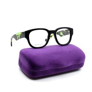 NEW GUCCI GG1429O 003 BLACK HAVANA AUTHENTIC EYEGLASSES FRAME